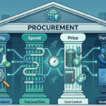 The Fourth Pillar: Why Procurement Partnerships Matter More Than Ever Image depicting quality, speed, price and partnership as the 4 pillars of procurement.